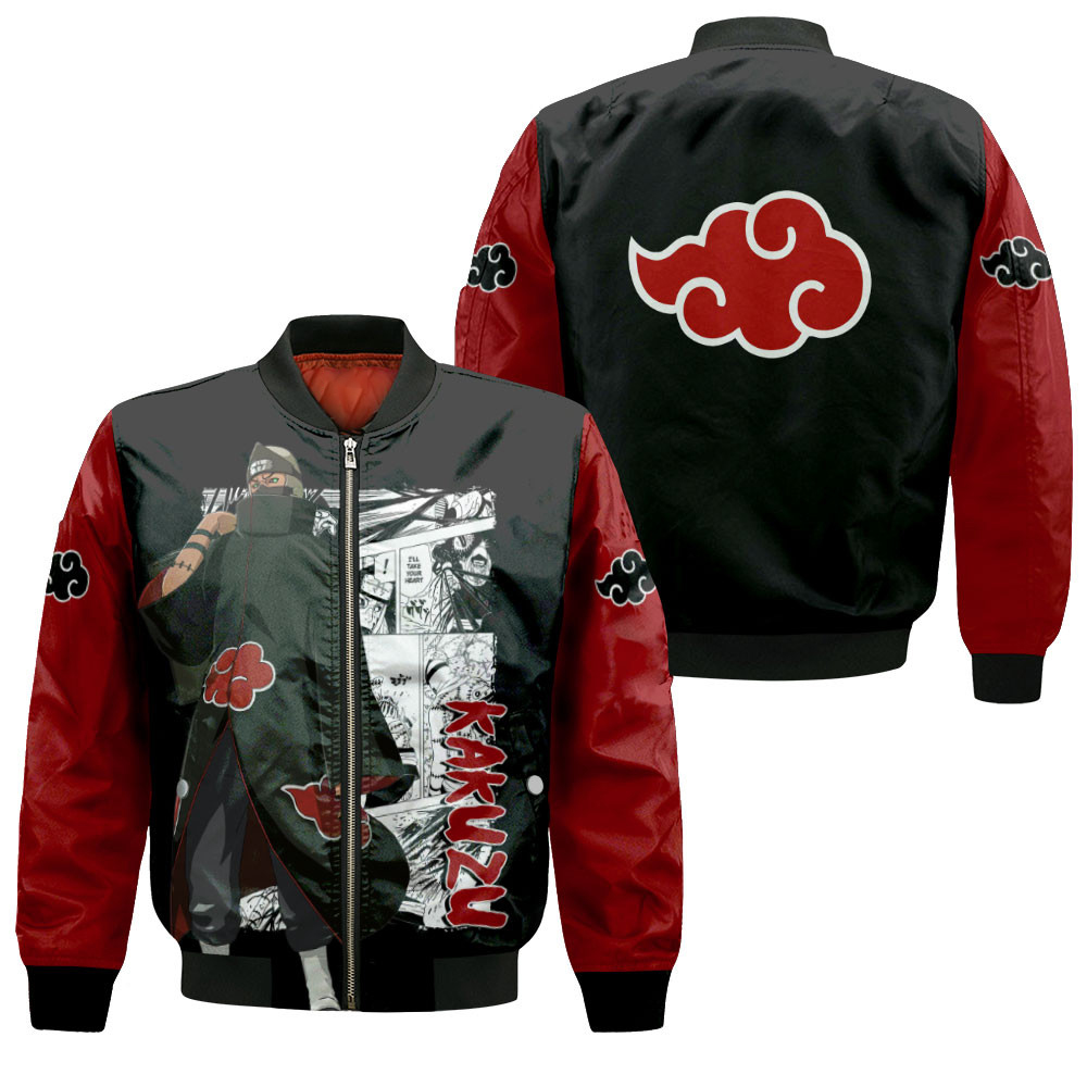 Kakuzu Anime Bomber Jacket For Anime Manga Fans