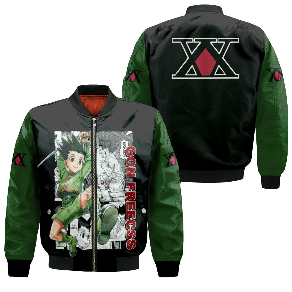 Gon Freecss Anime Bomber Jacket For Anime Manga Fans