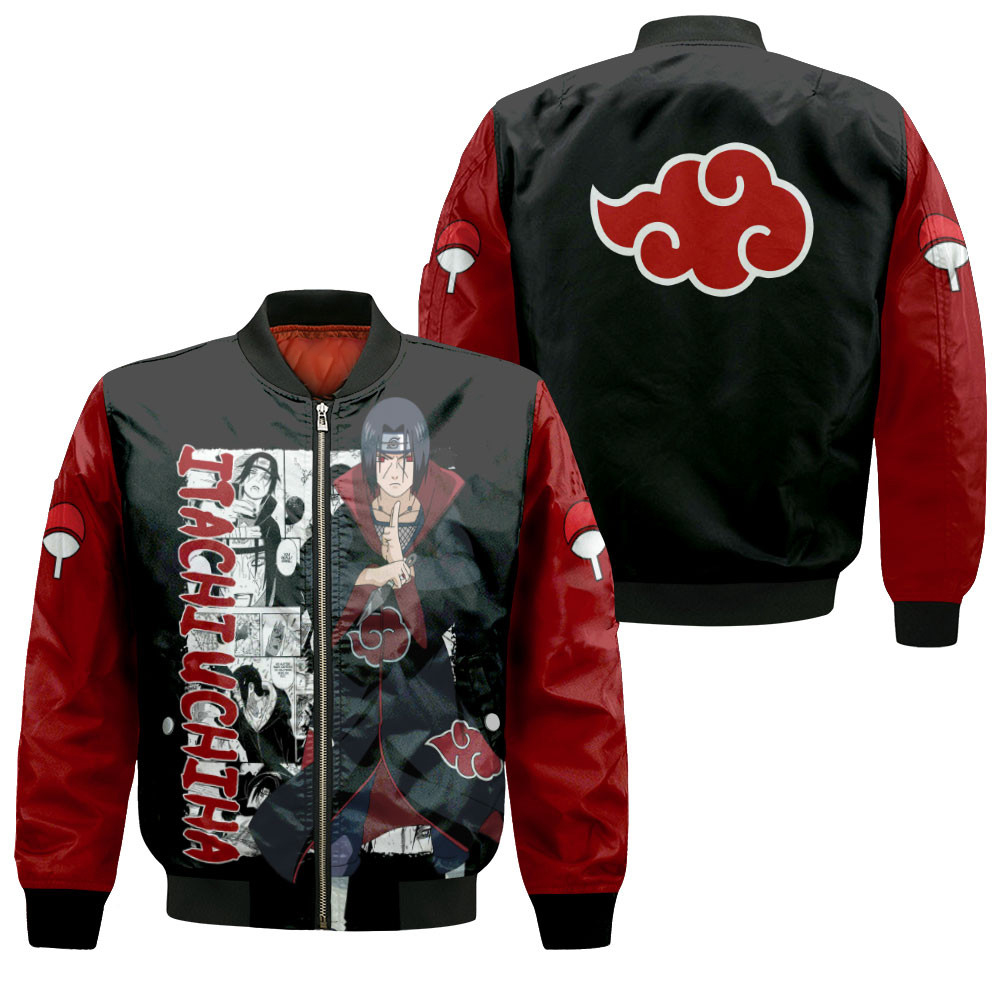 Itachi Uchiha Anime Bomber Jacket For Anime Manga Fans