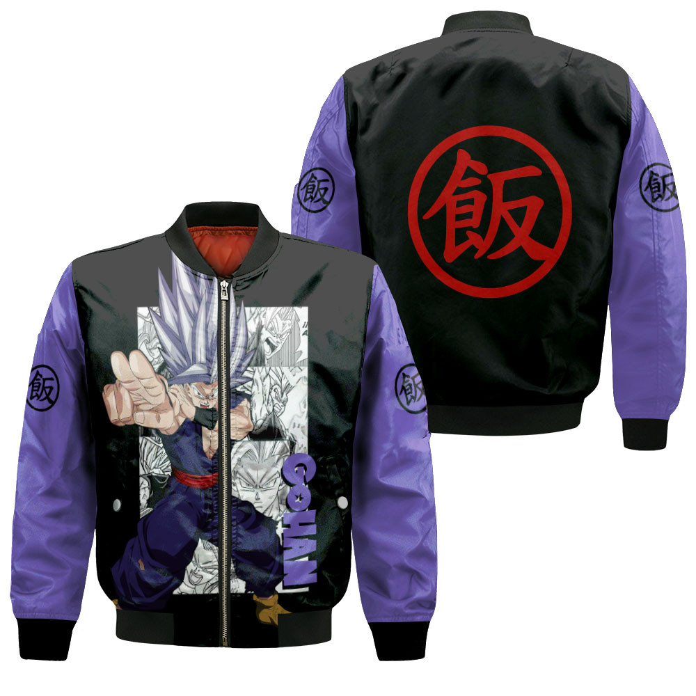 Gohan Beast Anime Bomber Jacket Styles For Anime Manga Fans