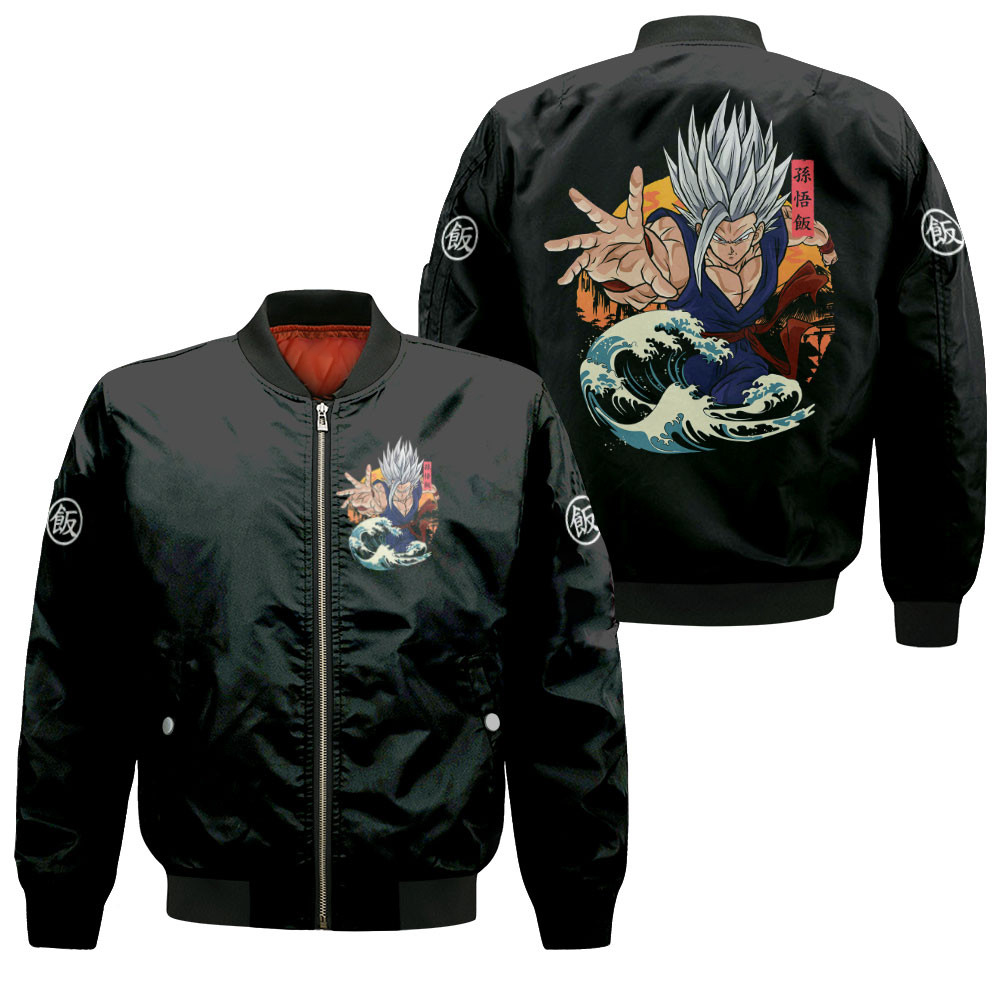 Gohan Beast Anime Bomber Jacket Japanese Kanagawa For Anime Manga Fans