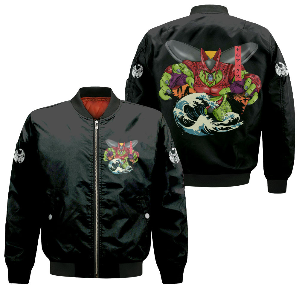 Cell Max Anime Bomber Jacket Japanese Kanagawa For Anime Manga Fans
