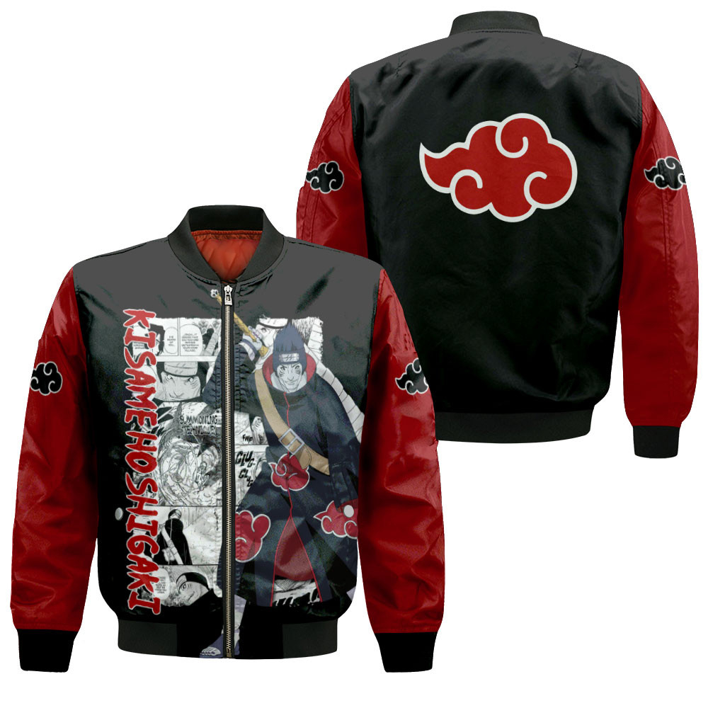 Kisame Hoshigaki Anime Bomber Jacket For Anime Manga Fans