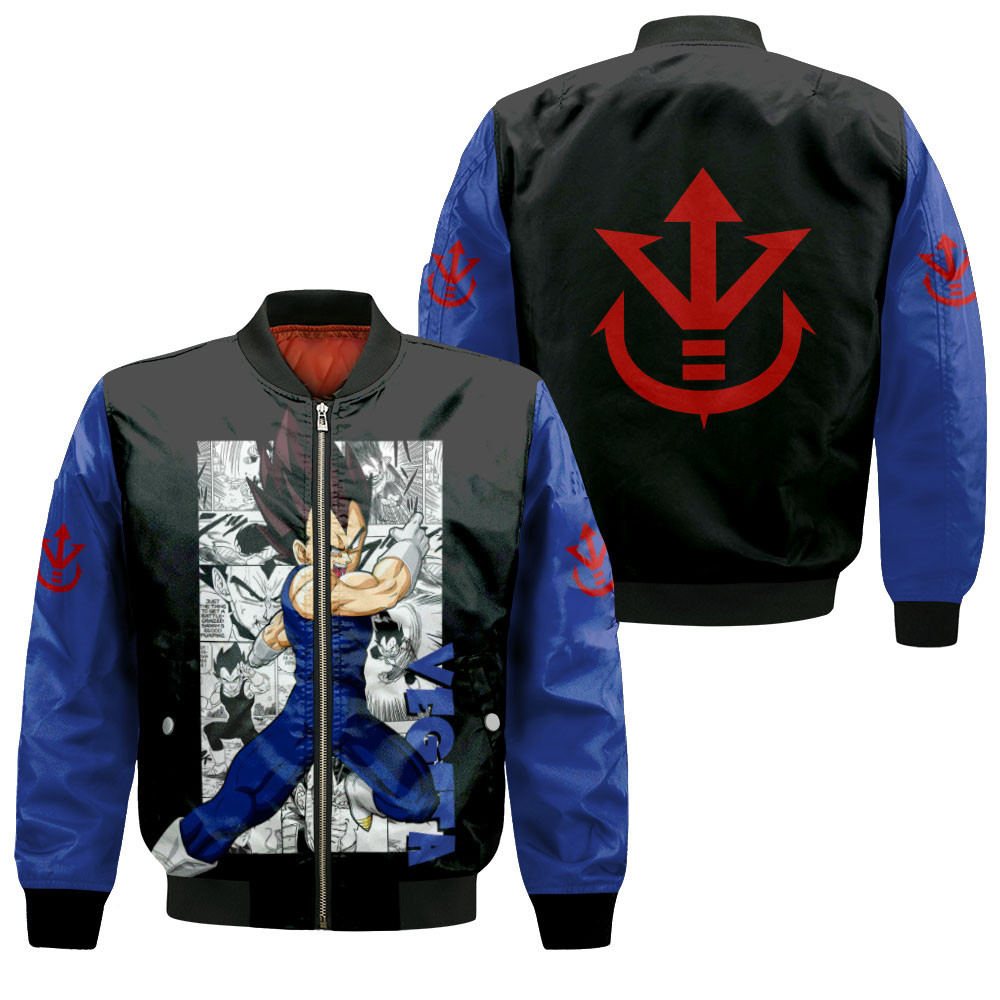 Vegeta Anime Bomber Jacket For Anime Manga Fans