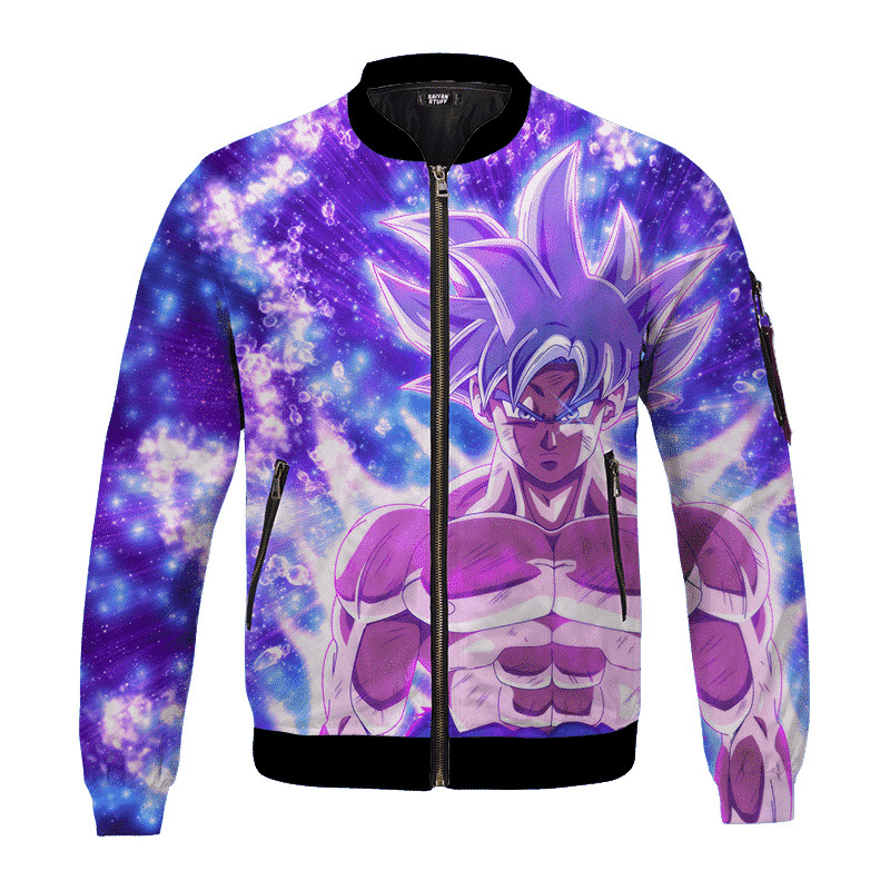 Goku Ultra Instinct Dope All Over Print Anime Bomber Jacket For Anime Manga Fans