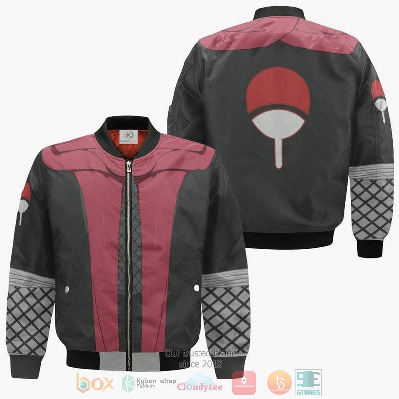 Uchiha Hinotori Naruto Outfits Anime Bomber Jacket For Anime Manga Fans