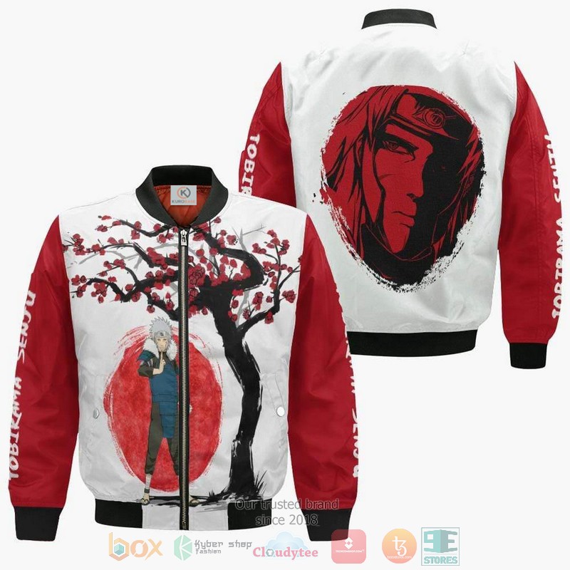 Tobirama Senju Naruto Outfits Anime Ninja Under The Sun Bomber Jacket For Anime Manga Fans