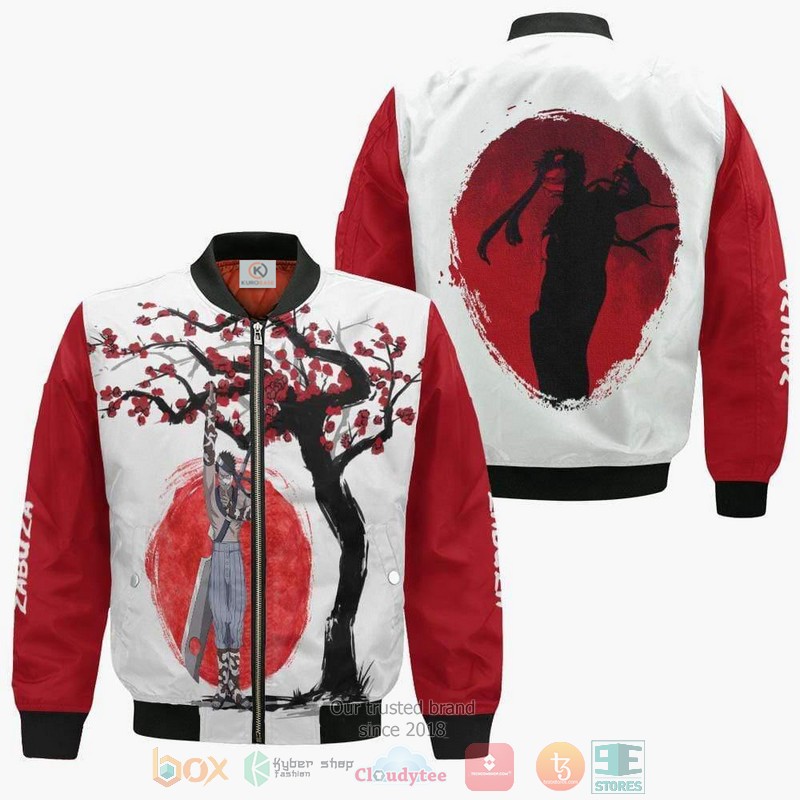Zabuza Naruto Outfits Anime Ninja Under The Sun Bomber Jacket For Anime Manga Fans