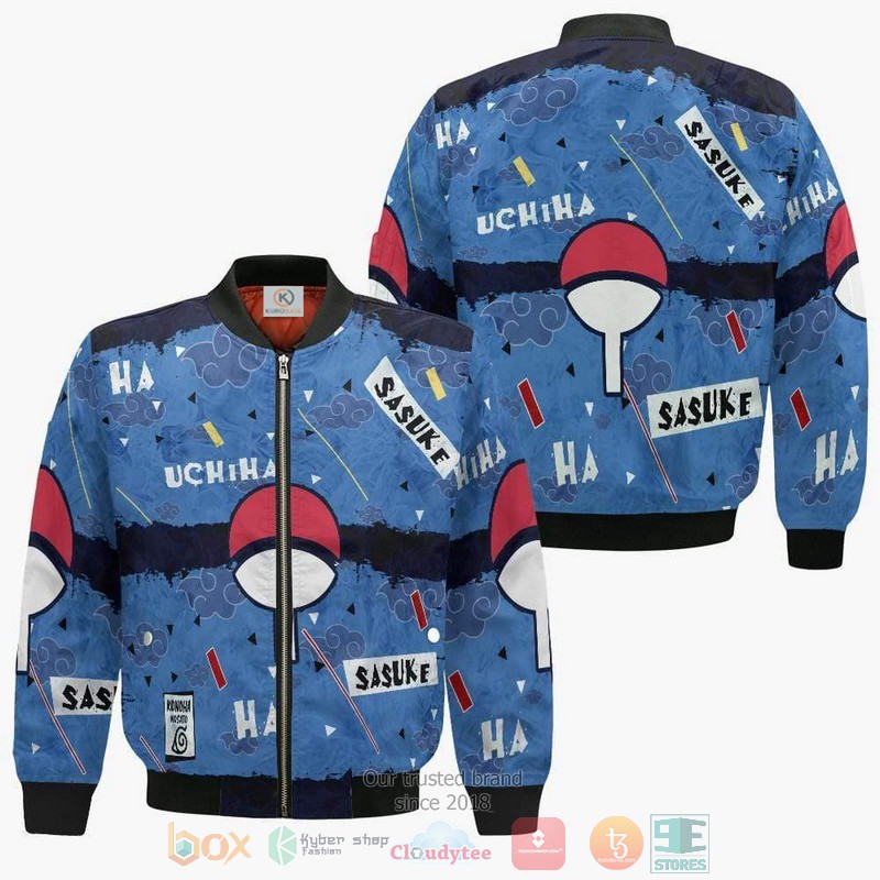 Uchiha Clan S Naruto Outfit Anime Bomber Jacket For Anime Manga Fans