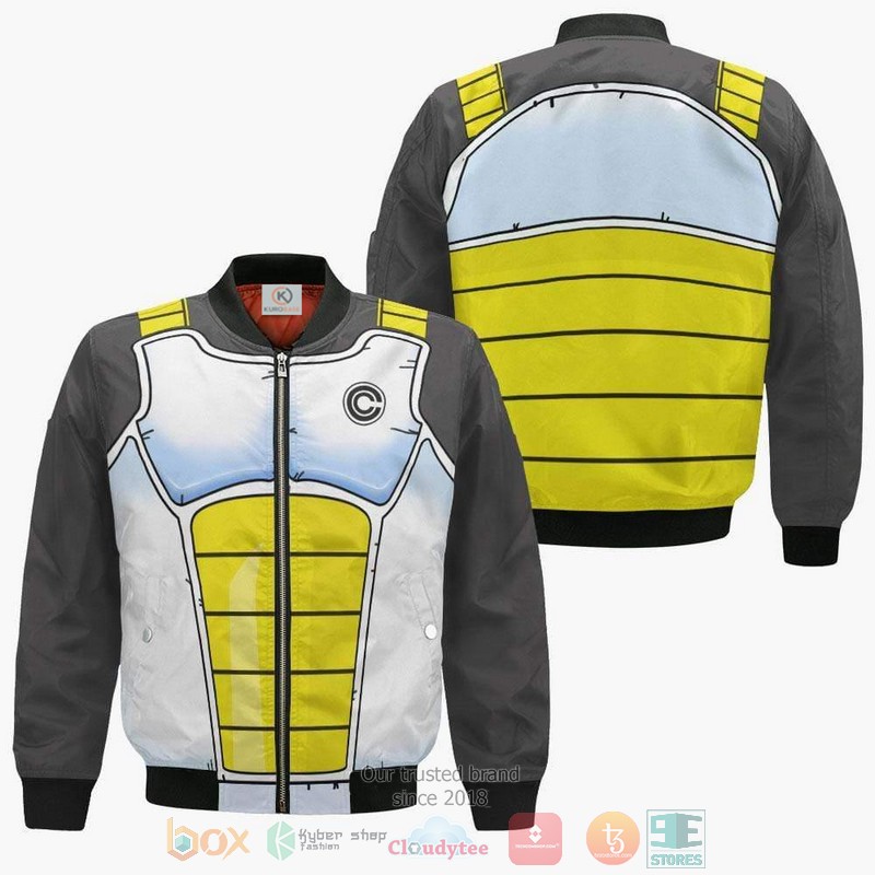 Vegeta Capsule Corp Uniform Dragon Ball Anime Bomber Jacket For Anime Manga Fans