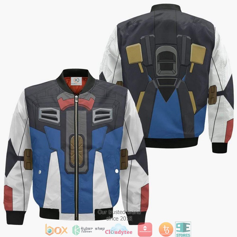 Burning Gundam Mobile Fighter G Gundam Anime 3D Bomber Jacket For Anime Manga Fans