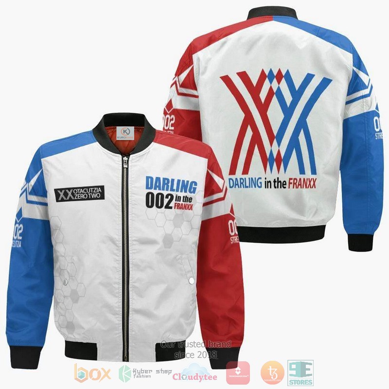 Zero Two Darling In The Franxx Anime Bomber Jacket For Anime Manga Fans