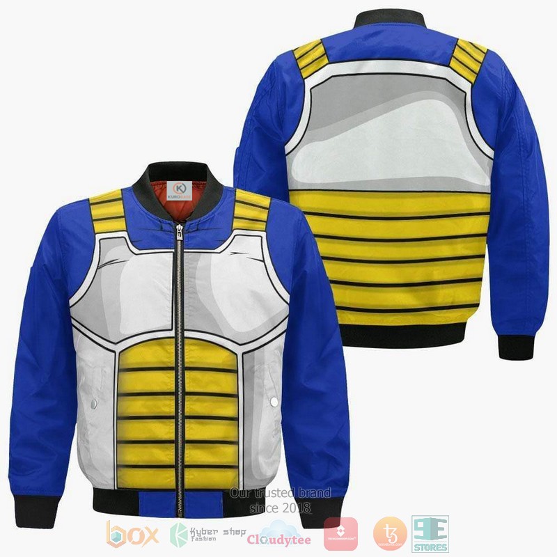 Vegeta Uniform Dragon Ball Amine Bomber Jacket For Anime Manga Fans