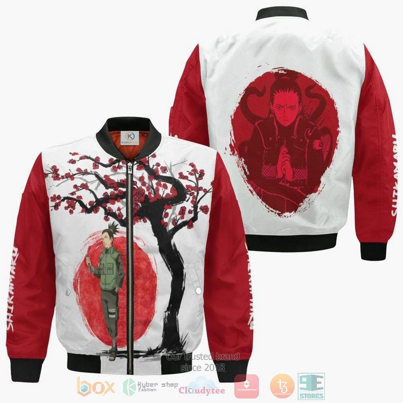 Shikamaru Naruto Outfits Anime Ninja Under The Sun Bomber Jacket For Anime Manga Fans