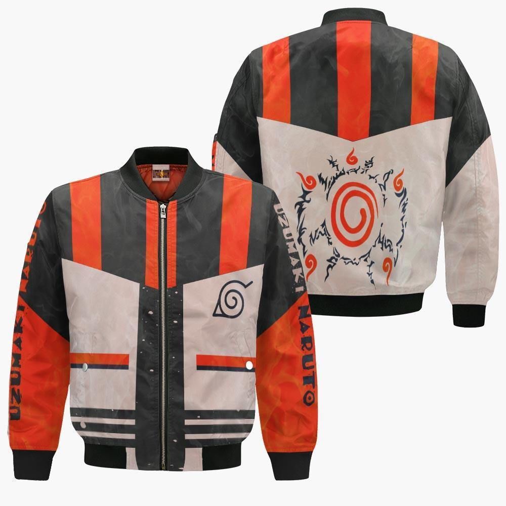 Naruto Jacket Casual All Over Printed Bomber Jacket For Anime Manga Fans