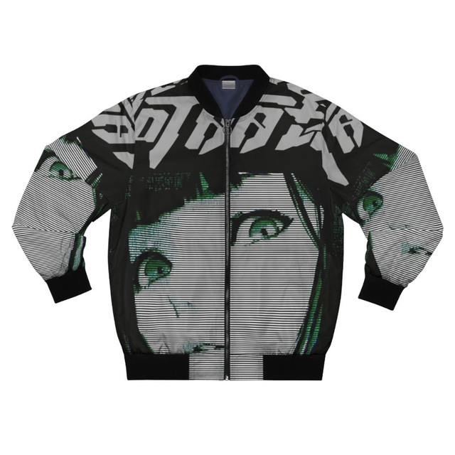 Vaporwave Cyberpunk Anime Bomber Jacket For Women For Anime Manga Fans