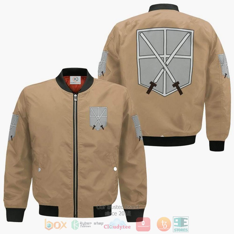 Training Corps Attack On Titan Anime Cosplay Costume Bomber Jacket For Anime Manga Fans