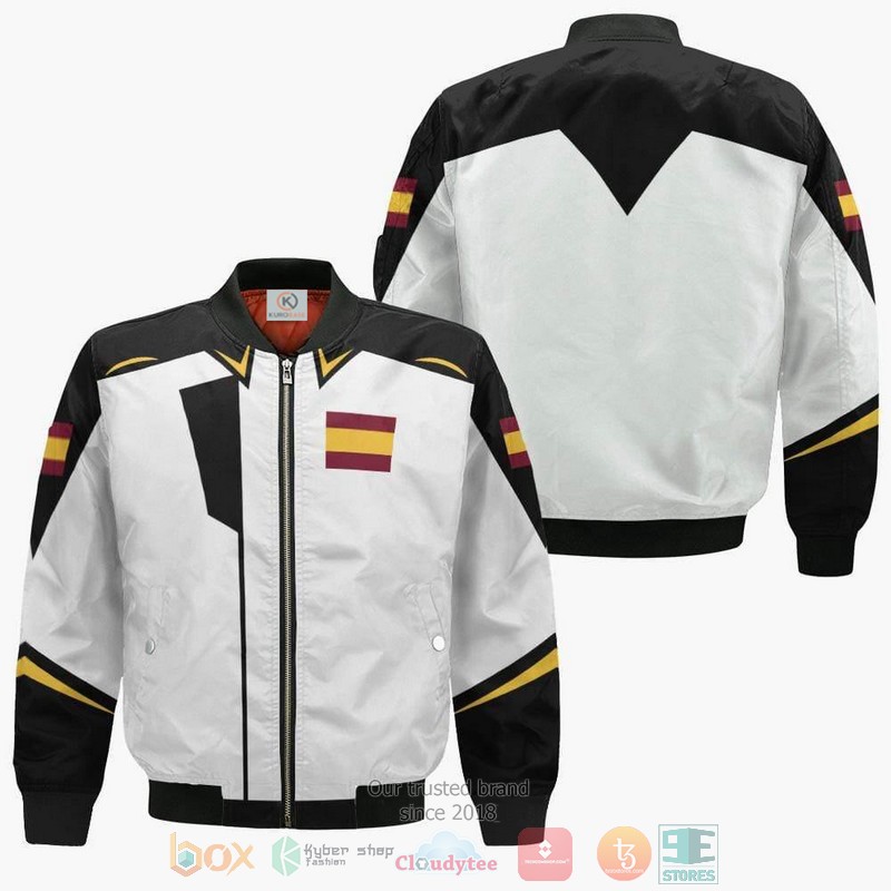 Zaft White Cosplay Costume Mobile Suit Gundam Anime Bomber Jacket For Anime Manga Fans