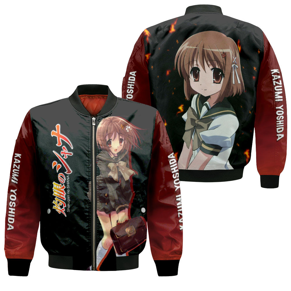 Kazumi Yoshida Anime Bomber Jacket For Anime Manga Fans