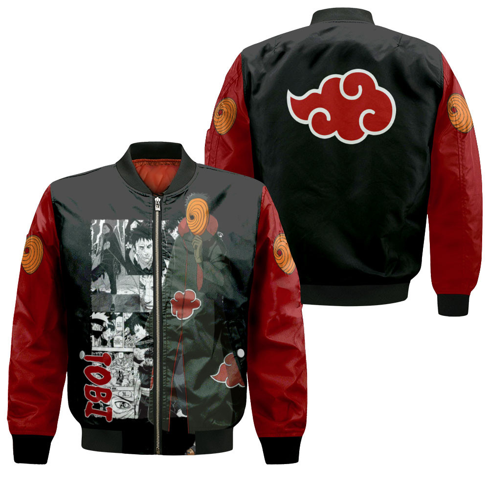 Tobi Anime Bomber Jacket For Anime Manga Fans