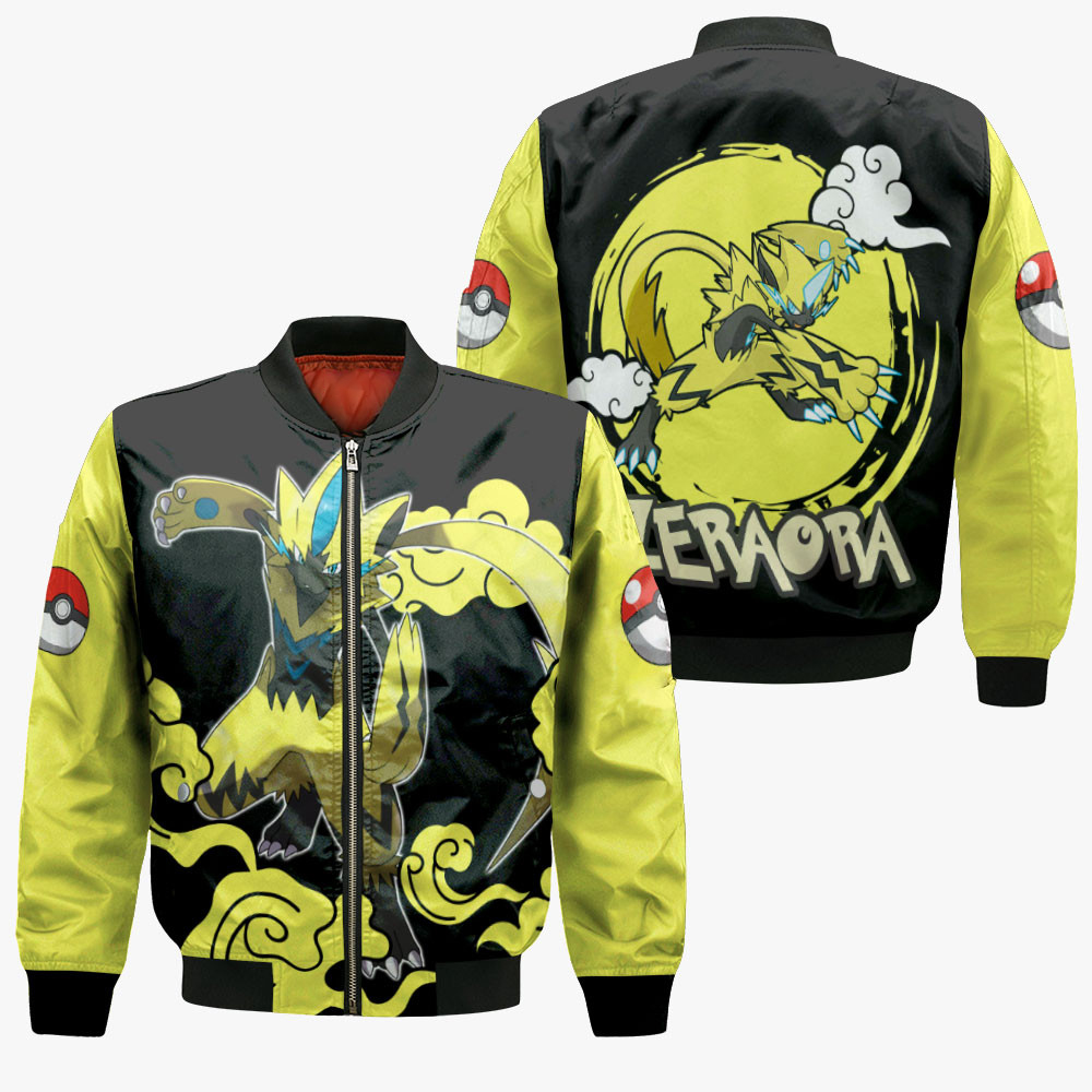 Zeraora Anime Bomber Jacket For Anime Manga Fans