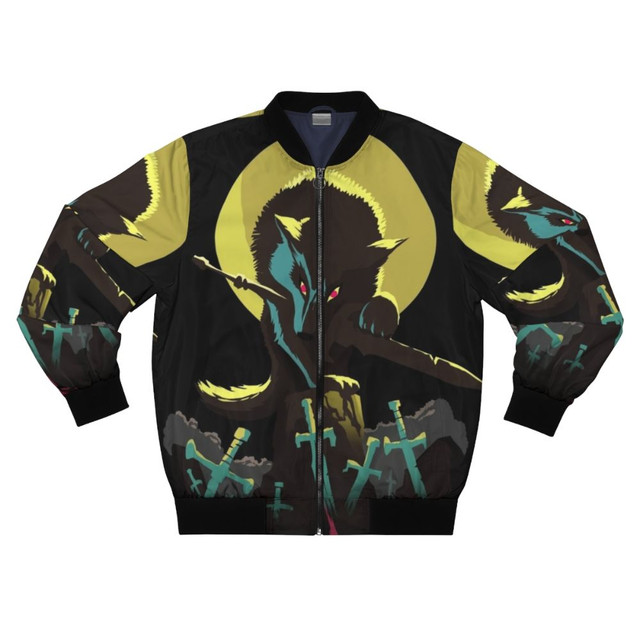 Sif The Great Grey Wolf Bomber Jacket Dark Souls Inspired For Anime Manga Fans