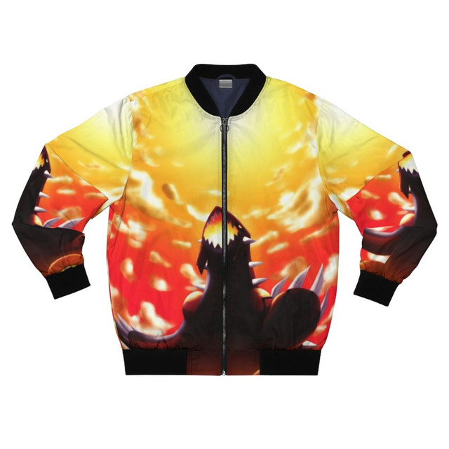 Pokemon Groudon Bomber Jacket For Anime Manga Fans