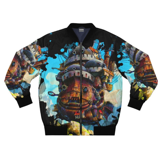Howl's Moving Castle 8 Bit Bomber Jacket For Anime Manga Fans