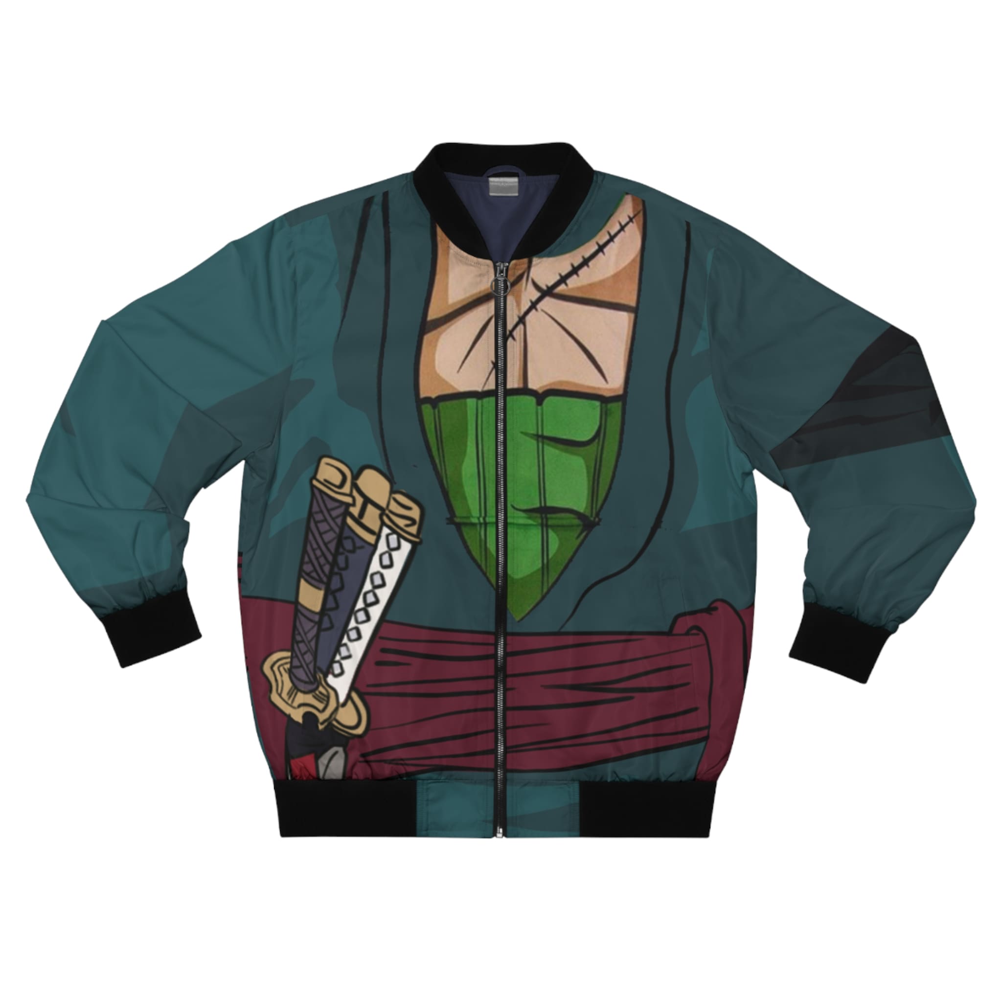Zoro Samurai Bomber Jacket For Anime Manga Fans