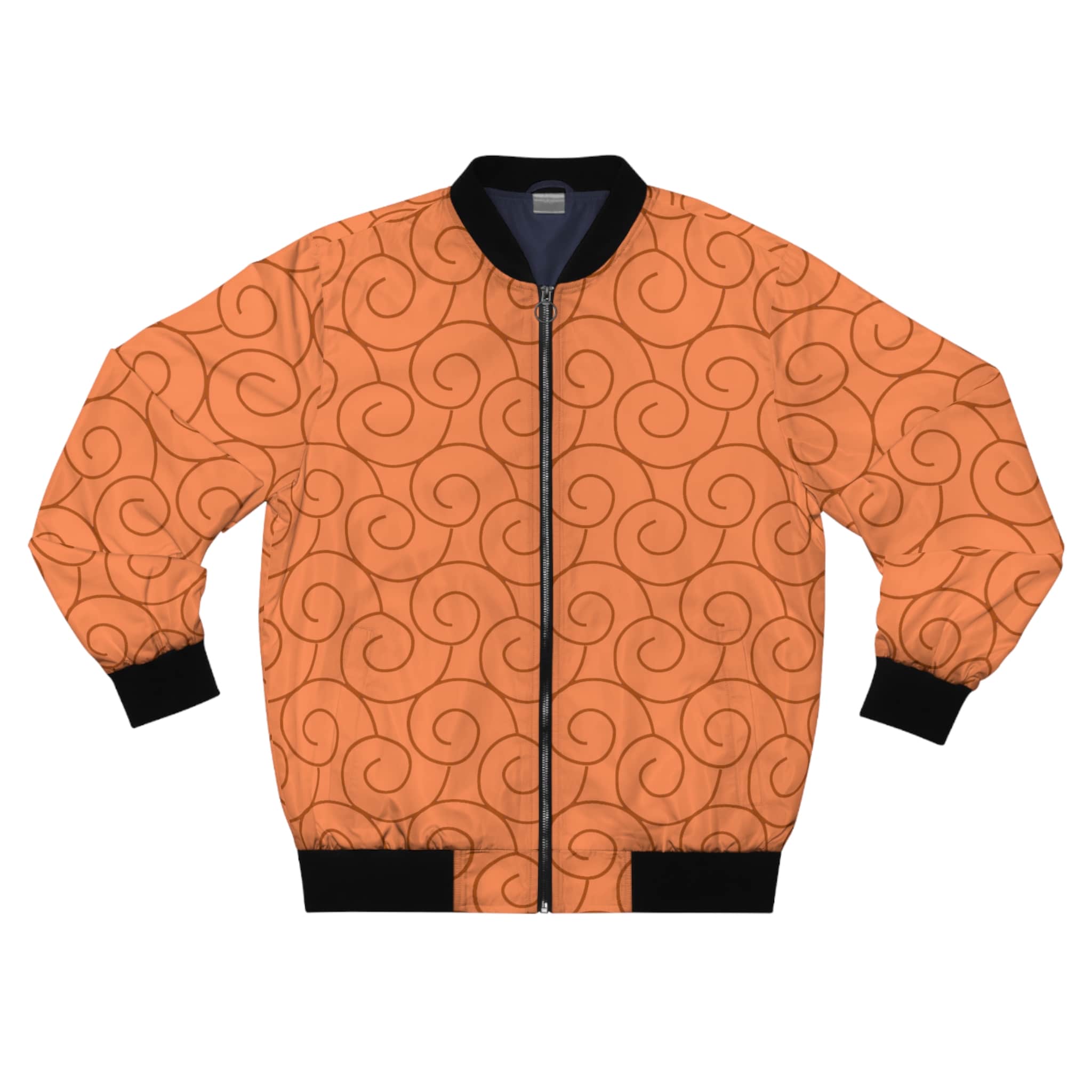 Flame Fruit Pattern Bomber Jacket For Anime Manga Fans