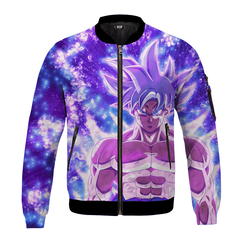 Goku Ultra Instinct Dope All Over Print Bomber Jacket For Anime Manga Fans