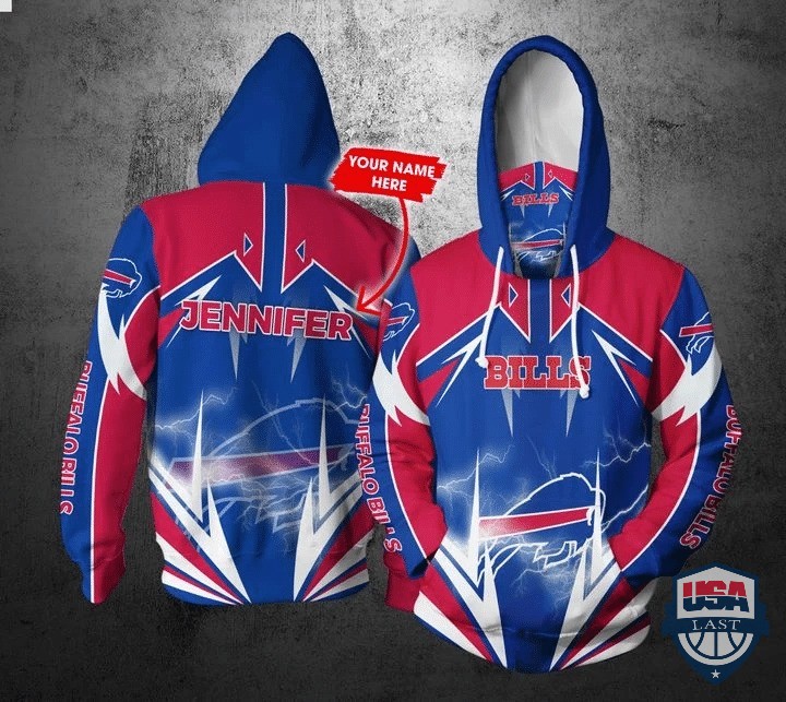 Nfl Buffalo Bills 3D Mask Hoodie Custom Name  Fan Gear For Men And Women