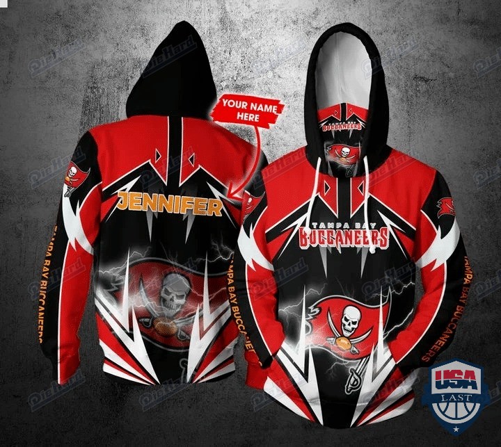 Nfl Tampa Bay Buccaneers 3D Mask Hoodie Personalized Fan Gear For Men And Women