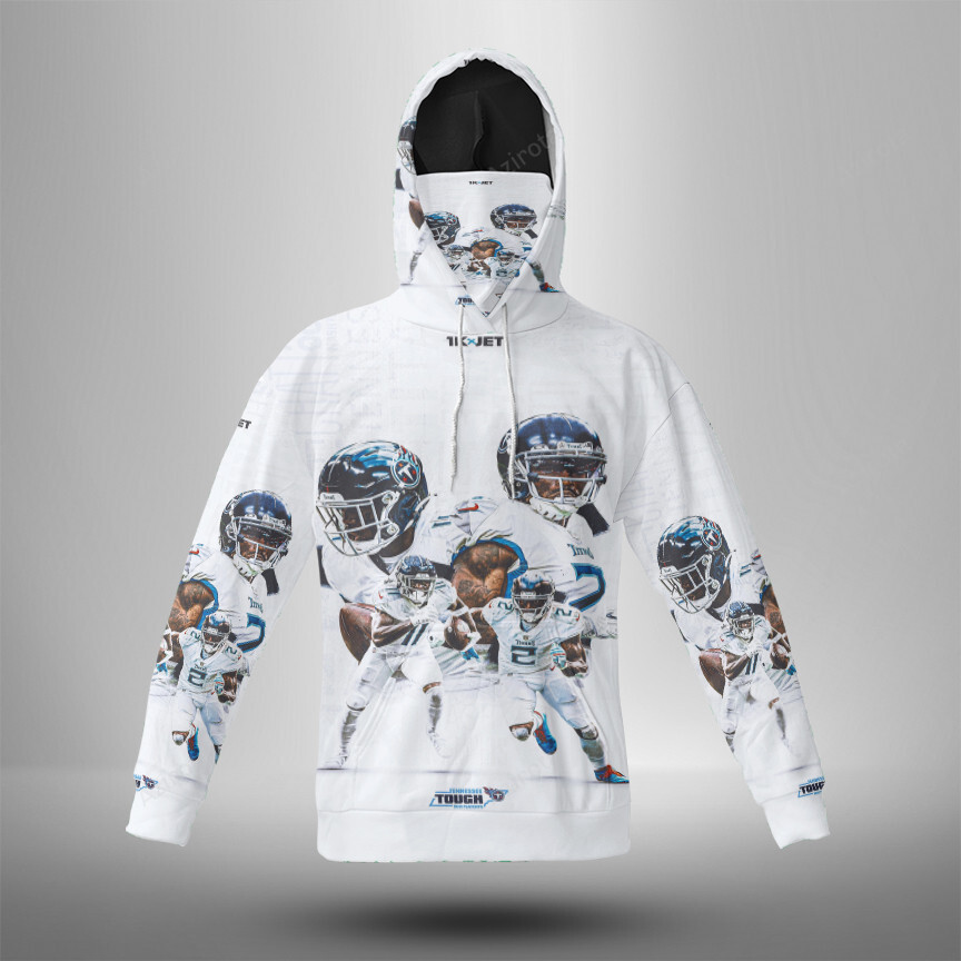 Tennessee Titans Players V9 3D Mask With Hoodie For Men And Women Nfl Fans Gear