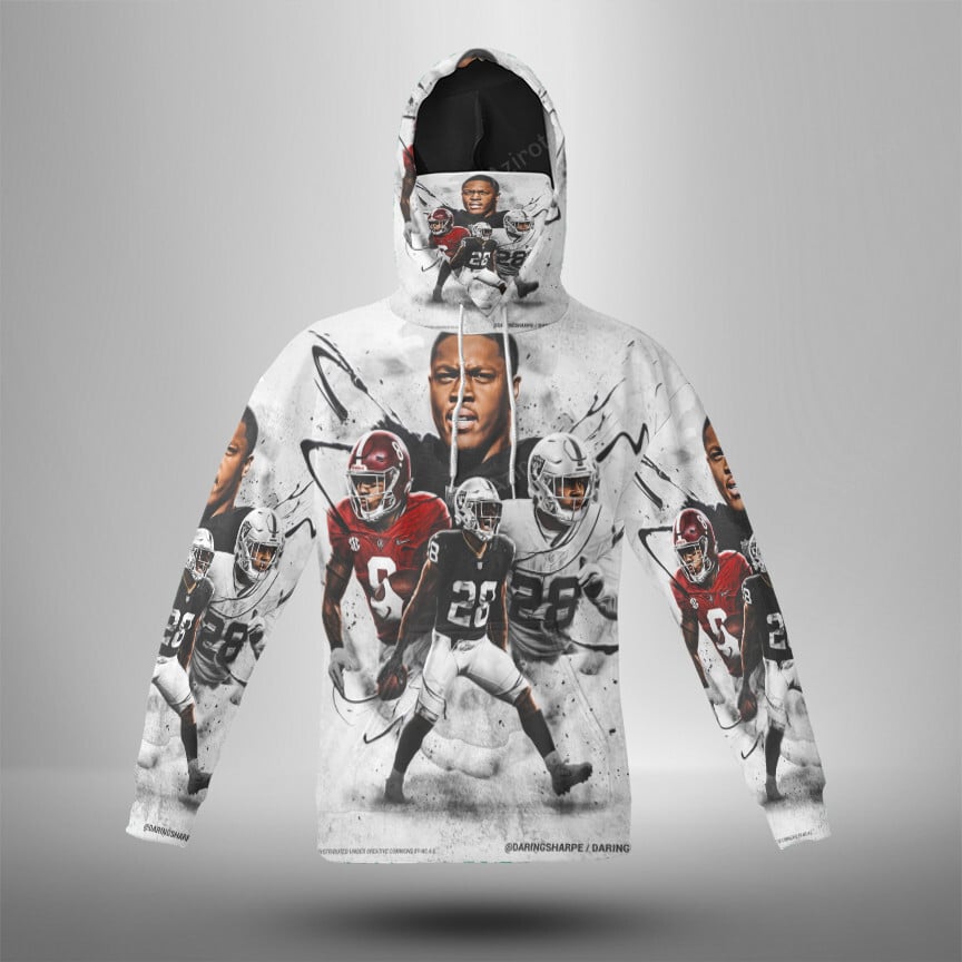 Las Vegas Raiders Players Art 3D Mask Hoodie For Men And Women Nfl Fans Gear