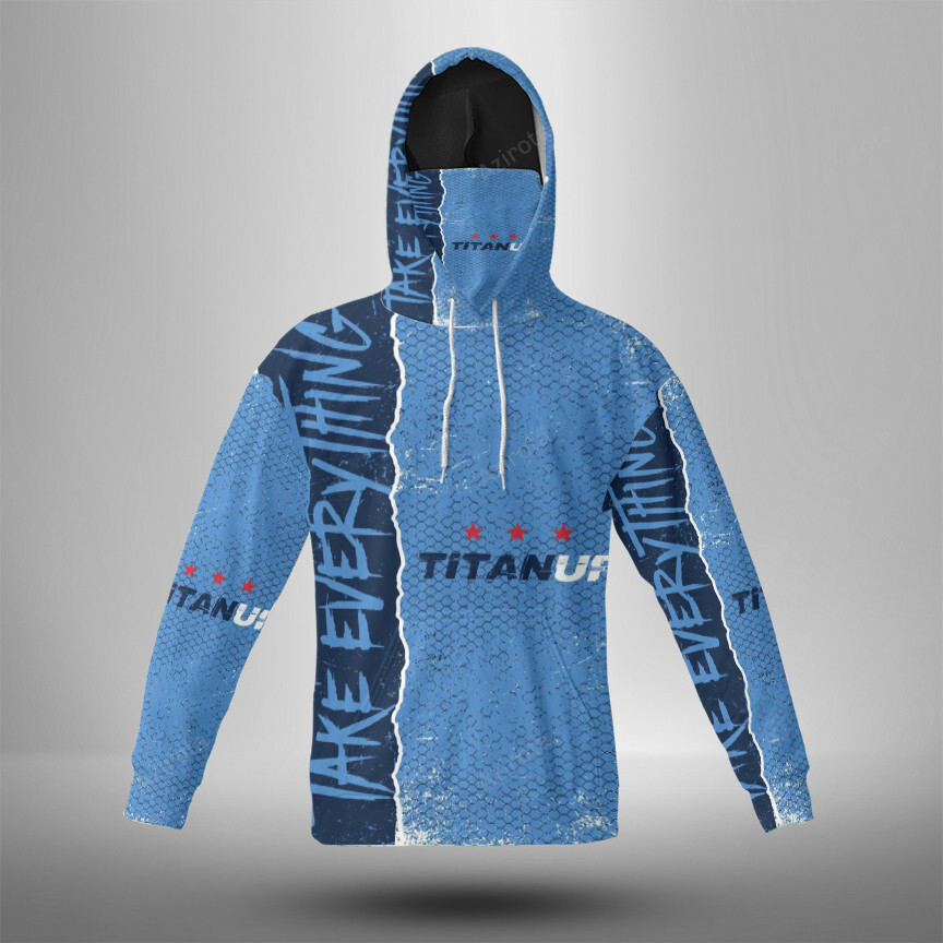 Tennessee Titans Take Everything 3D Mask Hoodie For Men And Women Nfl Fans Gear