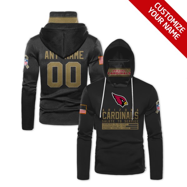 Nfl Arizona Cardinals Black Mask Hoodie Unique Game Day Fan Football Apparel