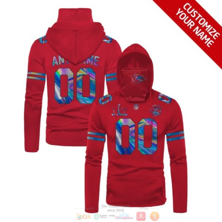 Personalized Nfl Kansas City Chiefs Liv Red Custom 3D Hoodie Maskmask Hoodie Unique Game Day Fan Apparel