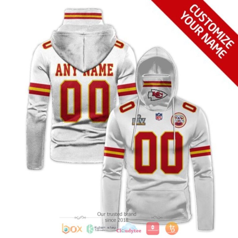 Personalized Nfl Kansas City Chiefs Liv White Custom Hoodie Maskmask Hoodie Unique Game Day Fan Apparel