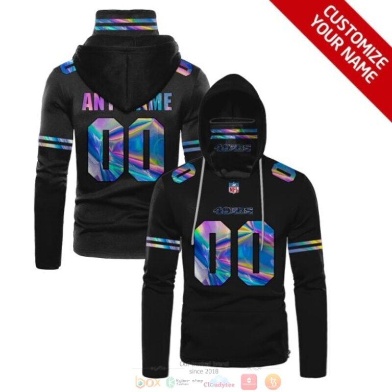 Personalized Nfl San Francisco 49Ers Black Custom 3D Hoodie Maskmask Hoodie Unique Game Day Fan Apparel