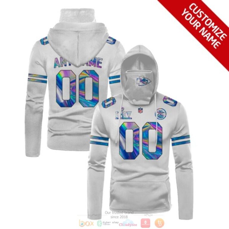 Personalized Nfl Kansas City Chiefs Liv White Custom 3D Hoodie Maskmask Hoodie Unique Game Day Fan Apparel