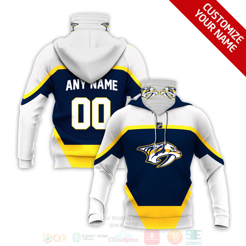 Nhl Nashville Predators Personalized All Printed Hoodie Mask For Men & Women Fans