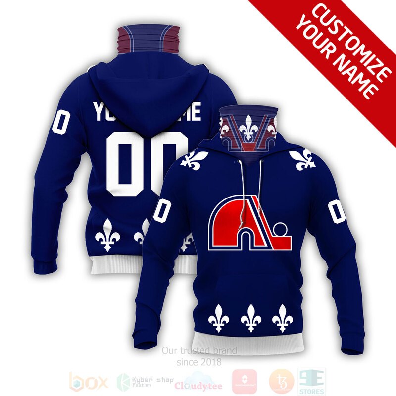 Nhl Quebec Nordiques Personalized All Printed Hoodie Mask For Men & Women Fans