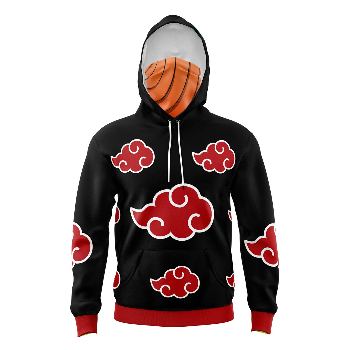 Obito Tobi Uchiha Shippuden 3D Mask Hoodie For Men Women And Kids