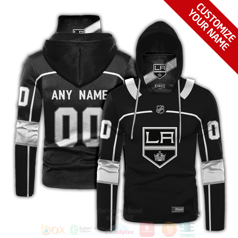 Nhl Los Angeles Kings Personalized All Printed Hoodie Mask For Men & Women Fans