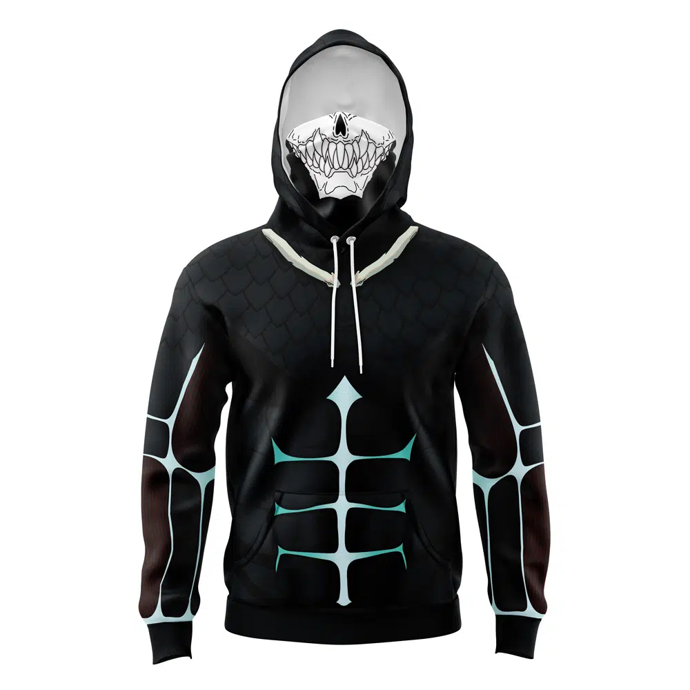 Kaiju Form Kaiju No. 8 3D Mask Hoodie For Men Women And Kids