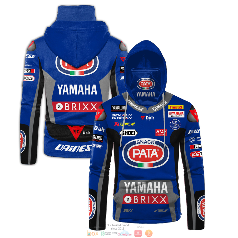 Official Snack Pata Yamaha Brixx 3D Hoodie Mask For Men & Women Fans
