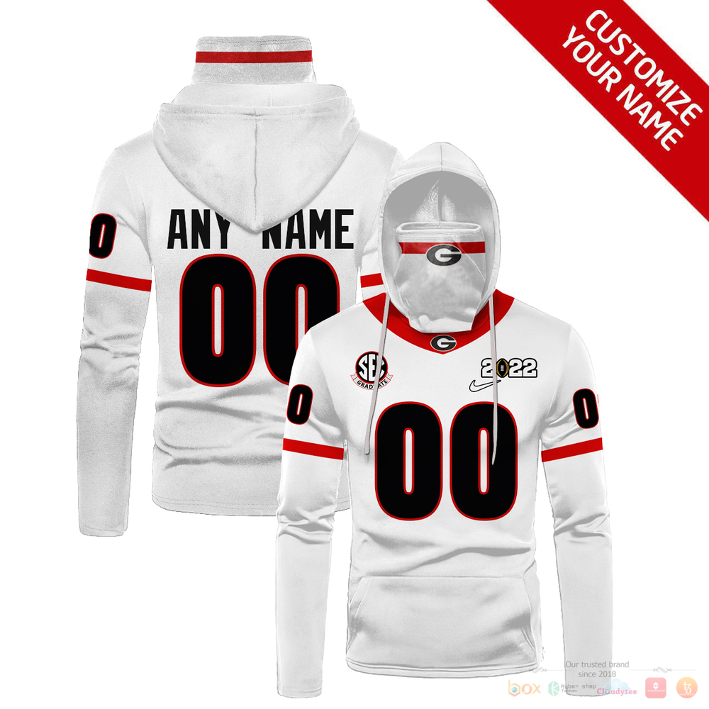 Personalized Sec Graduate 2022 White Custom 3D Hoodie Mask For Men & Women Fans