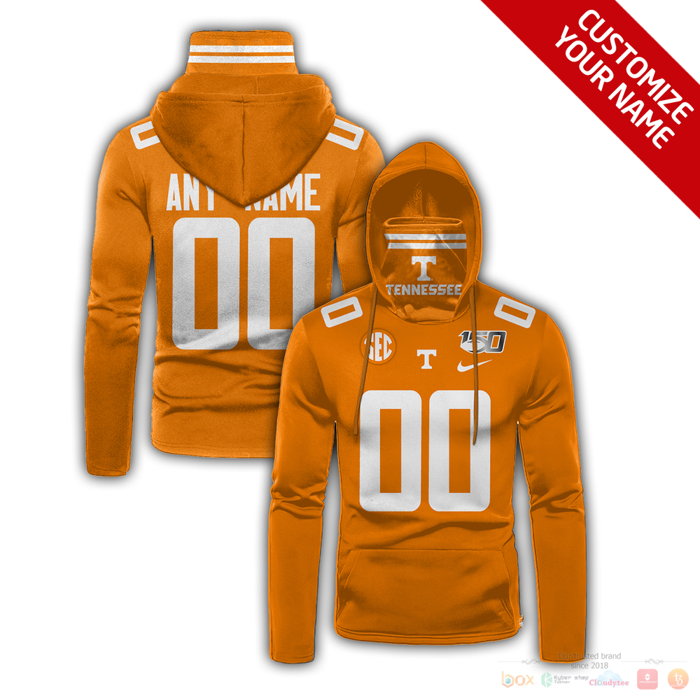 Personalized Tennessee Volunteers Sec Nike Orange Custom 3D Hoodie Mask