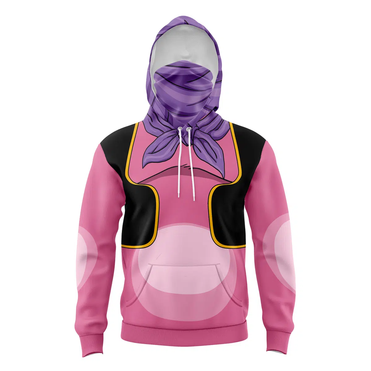 Majin Buu Dragon Ball Z 3D Mask Hoodie For Men Women And Kids